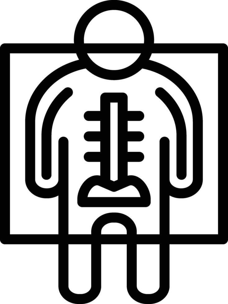 Man X ray Vector Icon