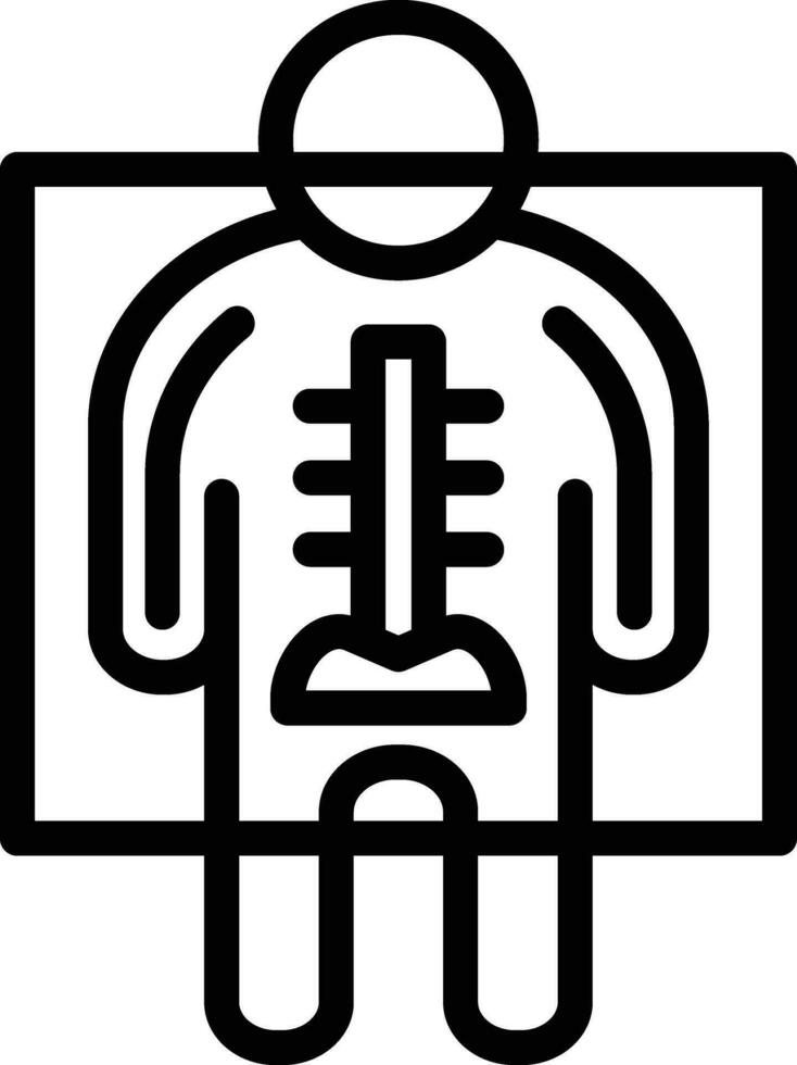 Man X ray Vector Icon