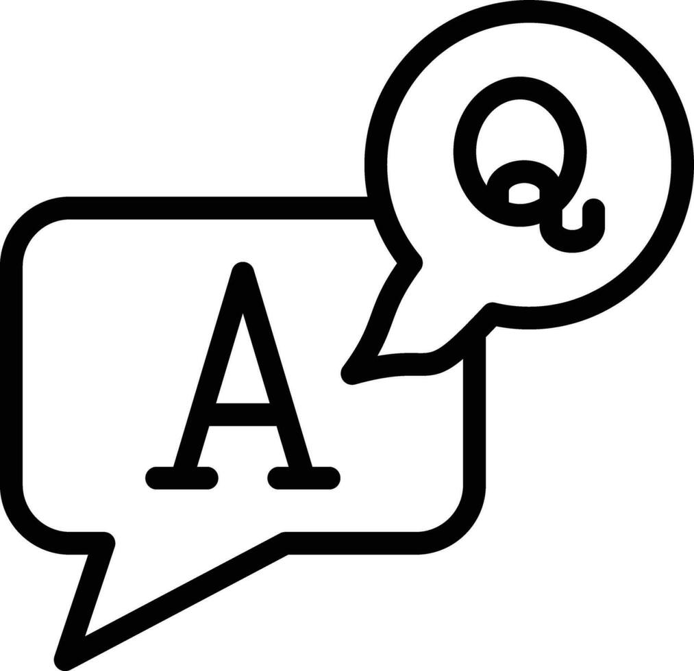 Question and Answer Vector Icon