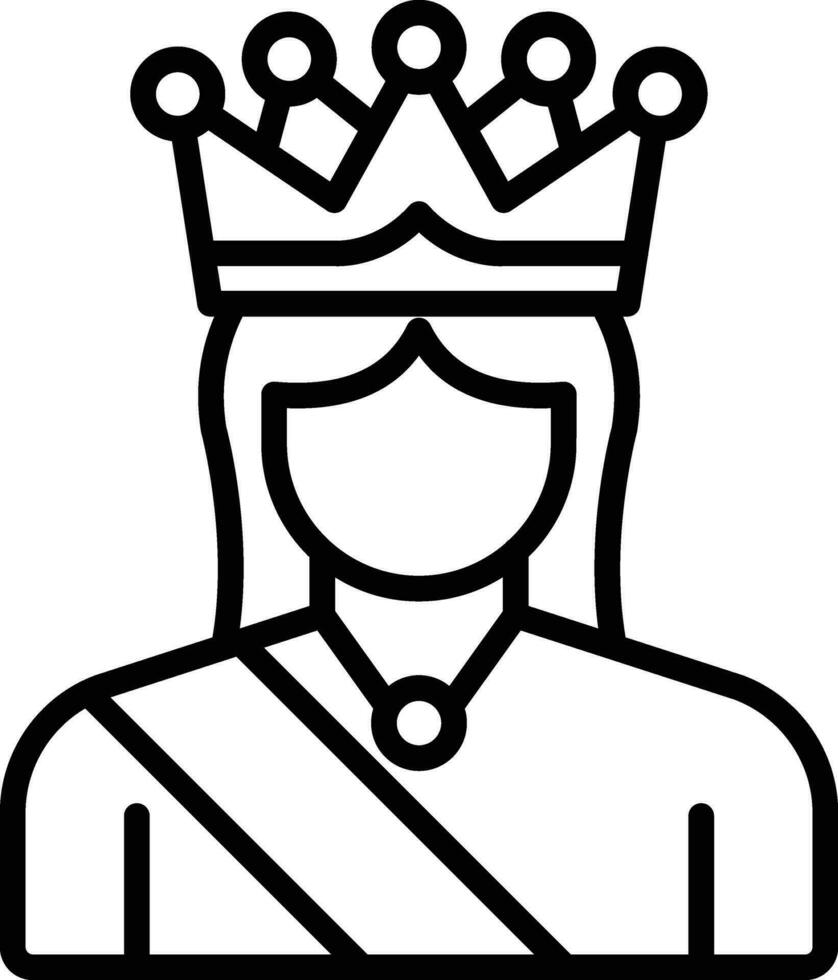 Queen Vector Icon