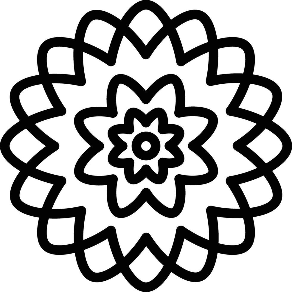 Dahlia Vector Icon