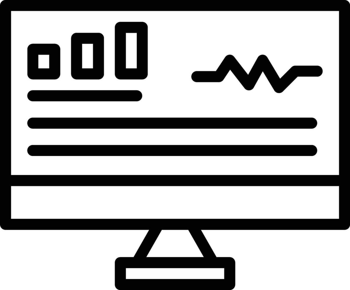 Monitoring Vector Icon