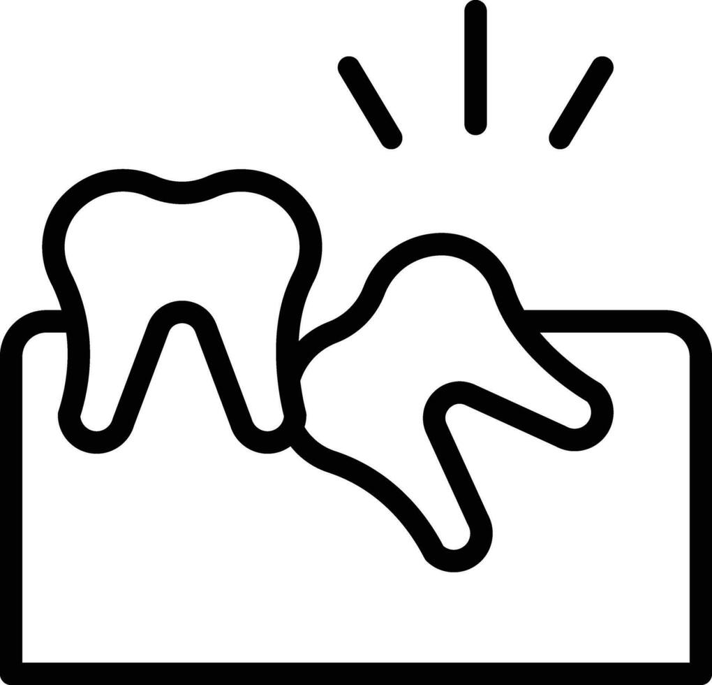 Wisdom Tooth Vector Icon