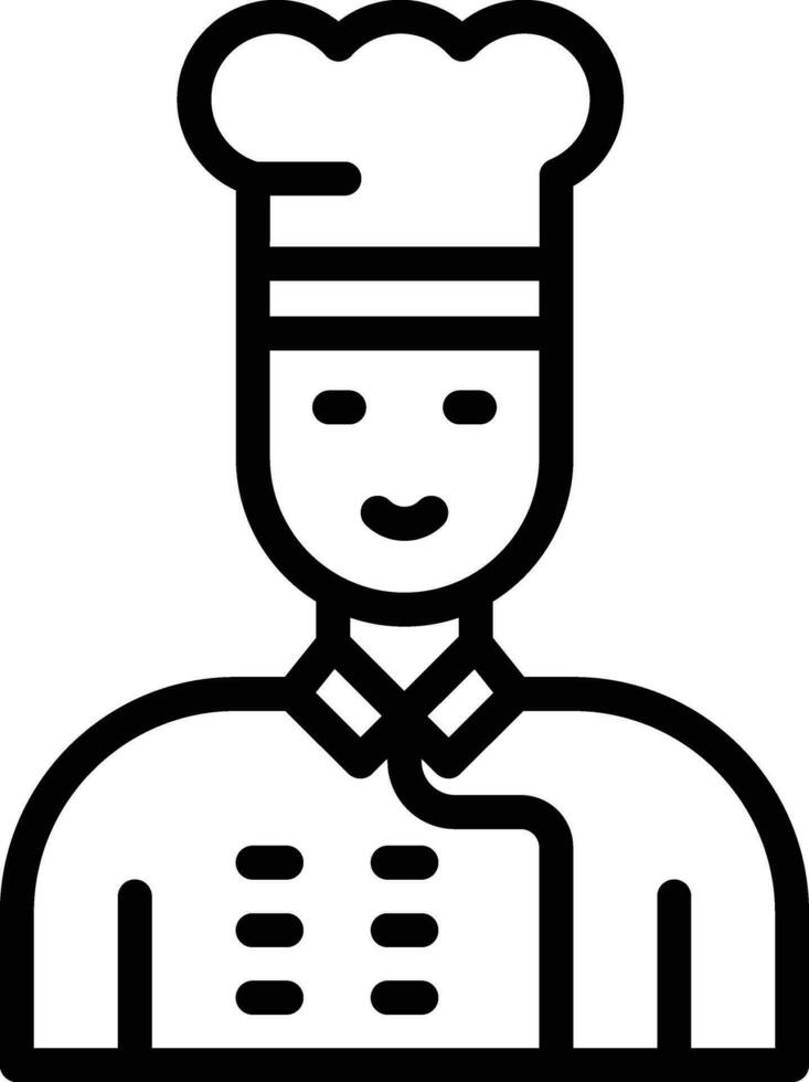 icono de vector de chef