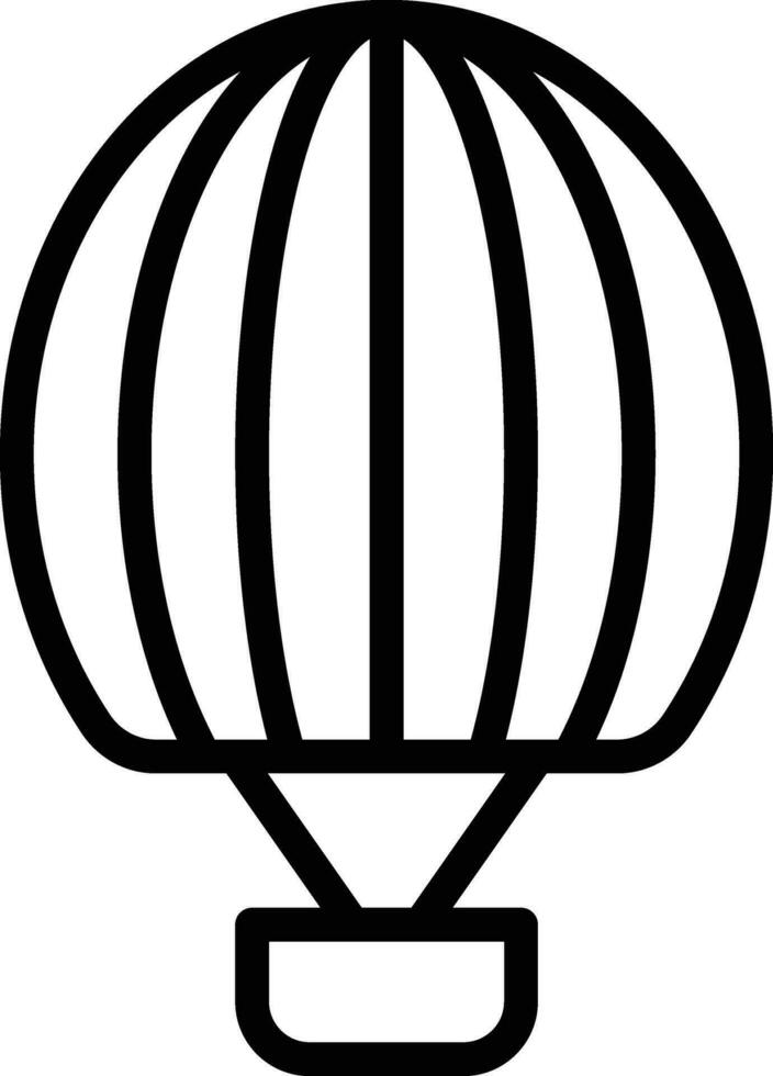 Hot Air Balloon Vector Icon