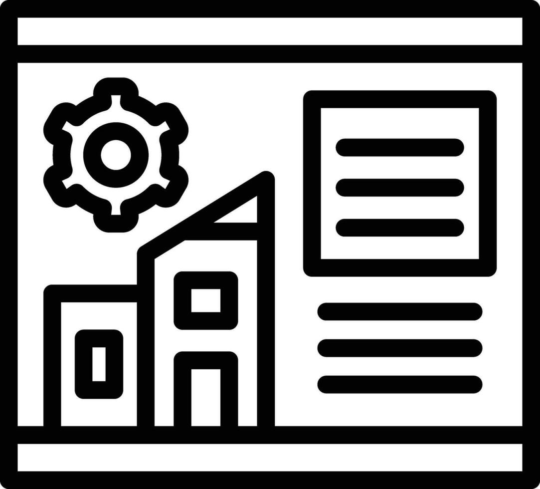 Construction Project Vector Icon