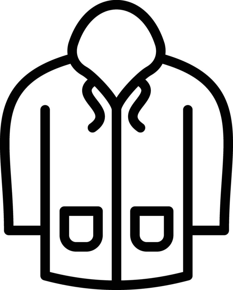 Raincoat Vector Icon