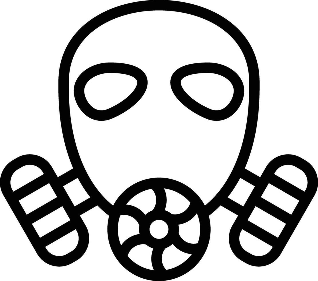 Gas Mask Vector Icon