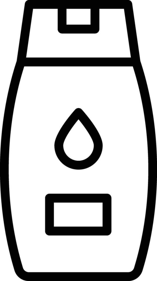 Shampoo Hair Vector Icon