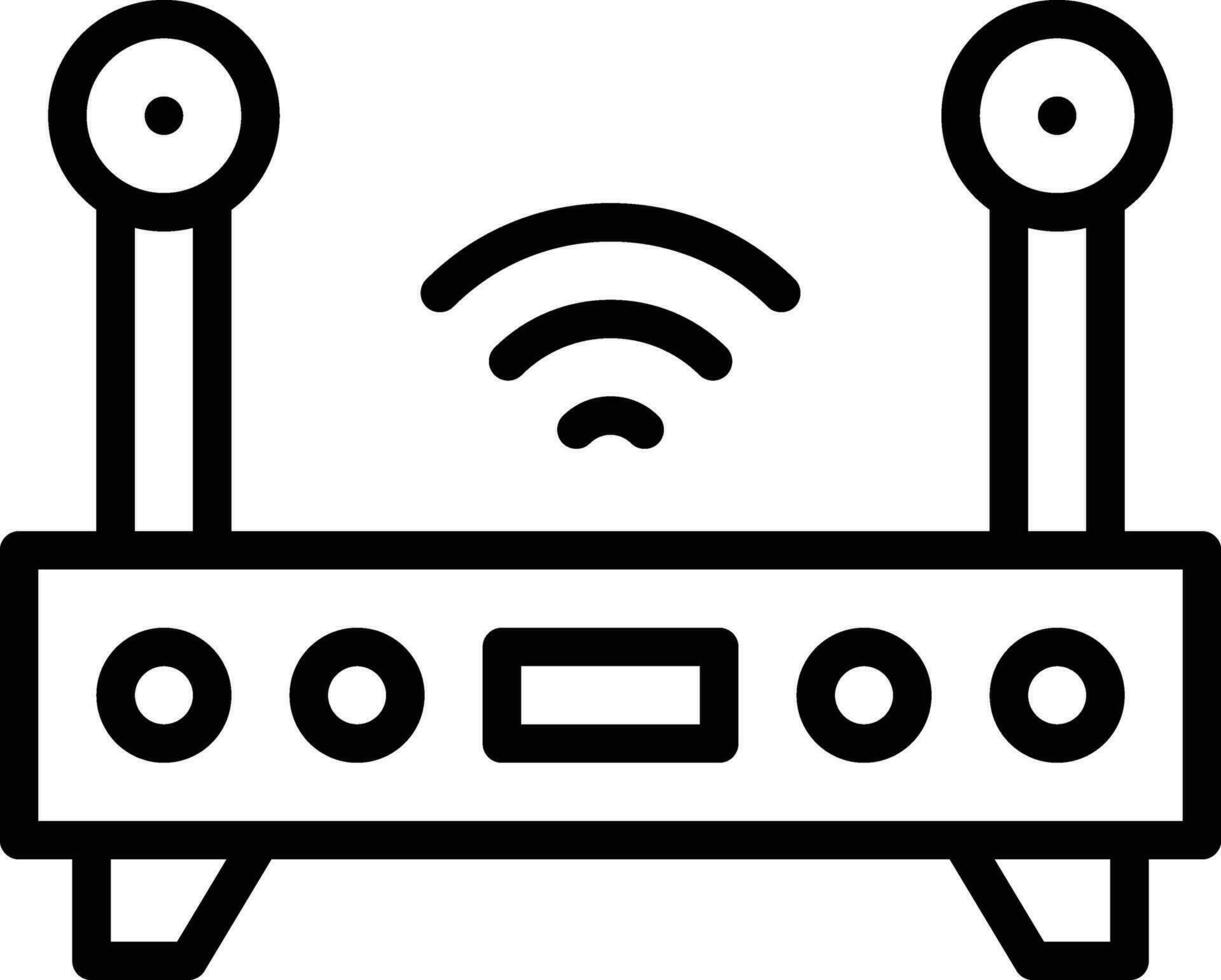 Wifi Router Vector Icon