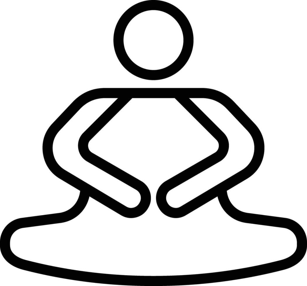 Yoga Vector Icon