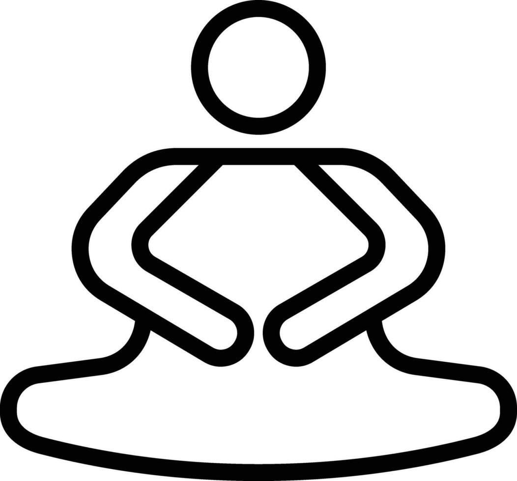 Yoga Vector Icon