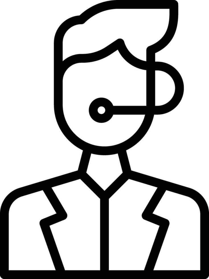 Customer Service Agent Vector Icon