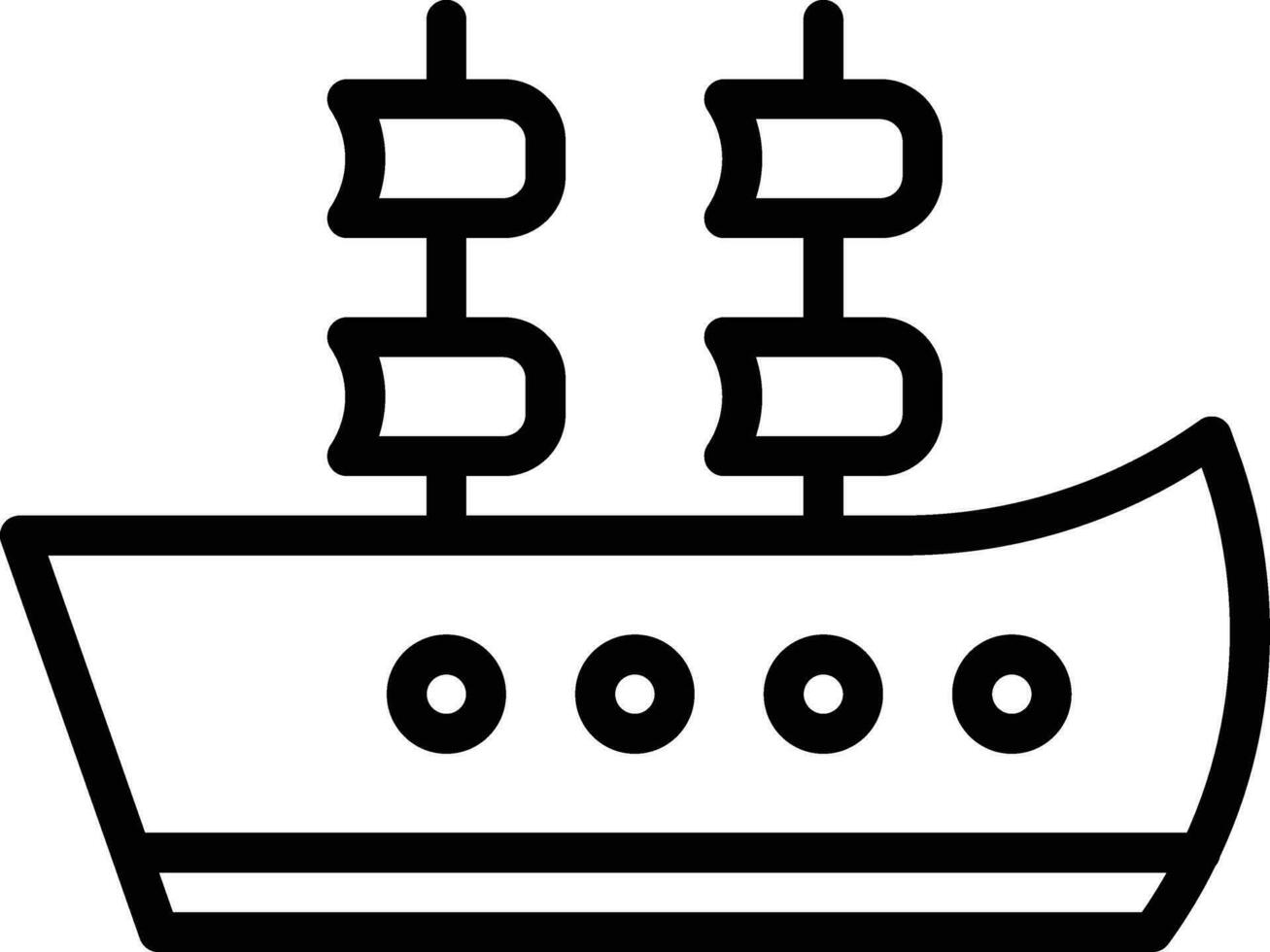 Galleon Vector Icon