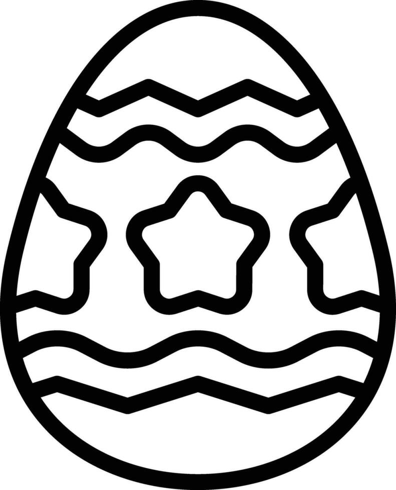 Chocolate Egg Vector Icon