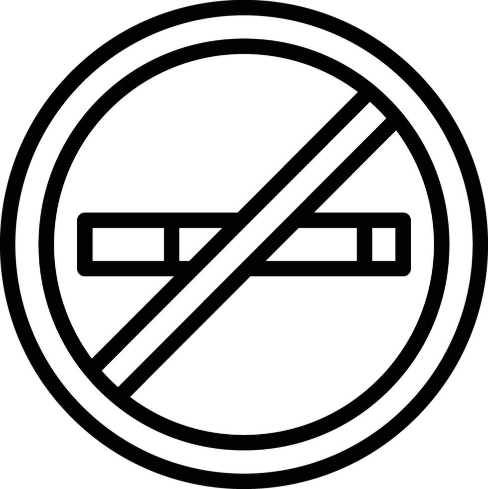 No Smoking Vector Icon