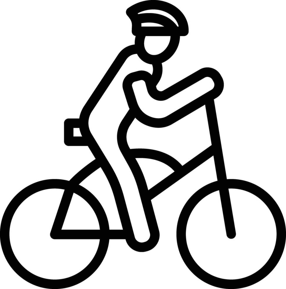 Cycling Vector Icon