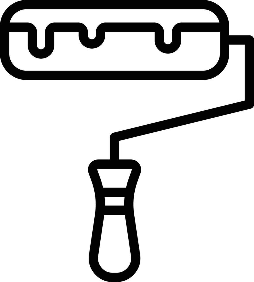 Paint Roller Vector Icon