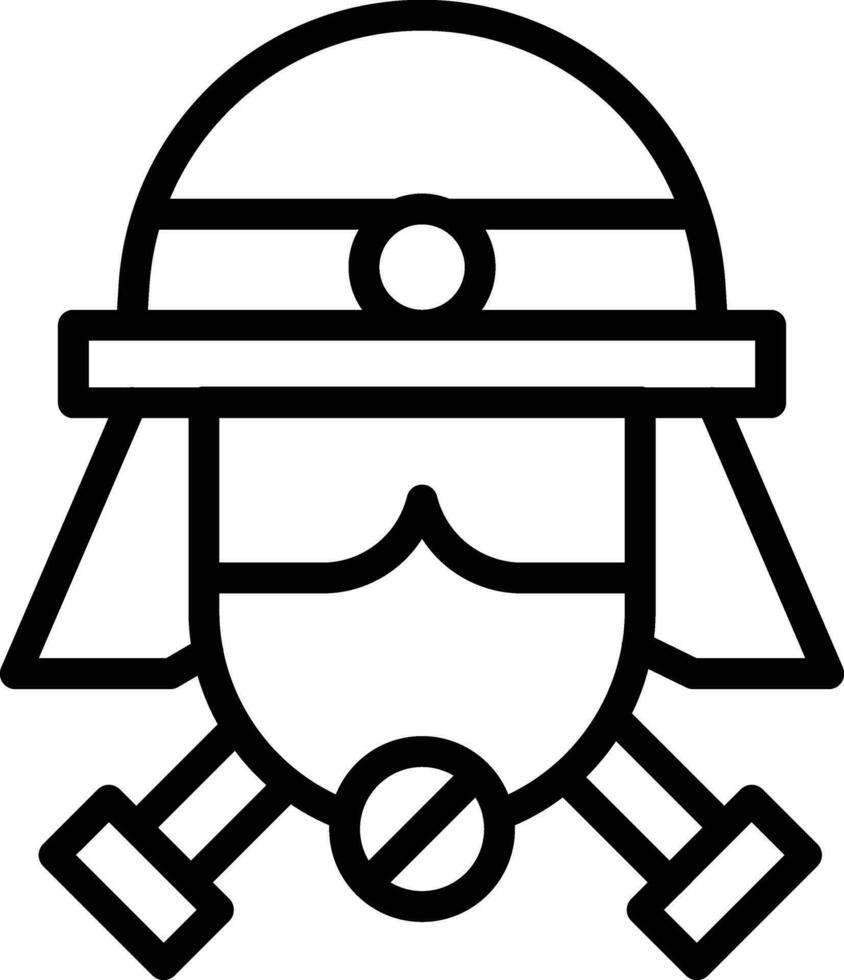 Fireman Mask Vector Icon