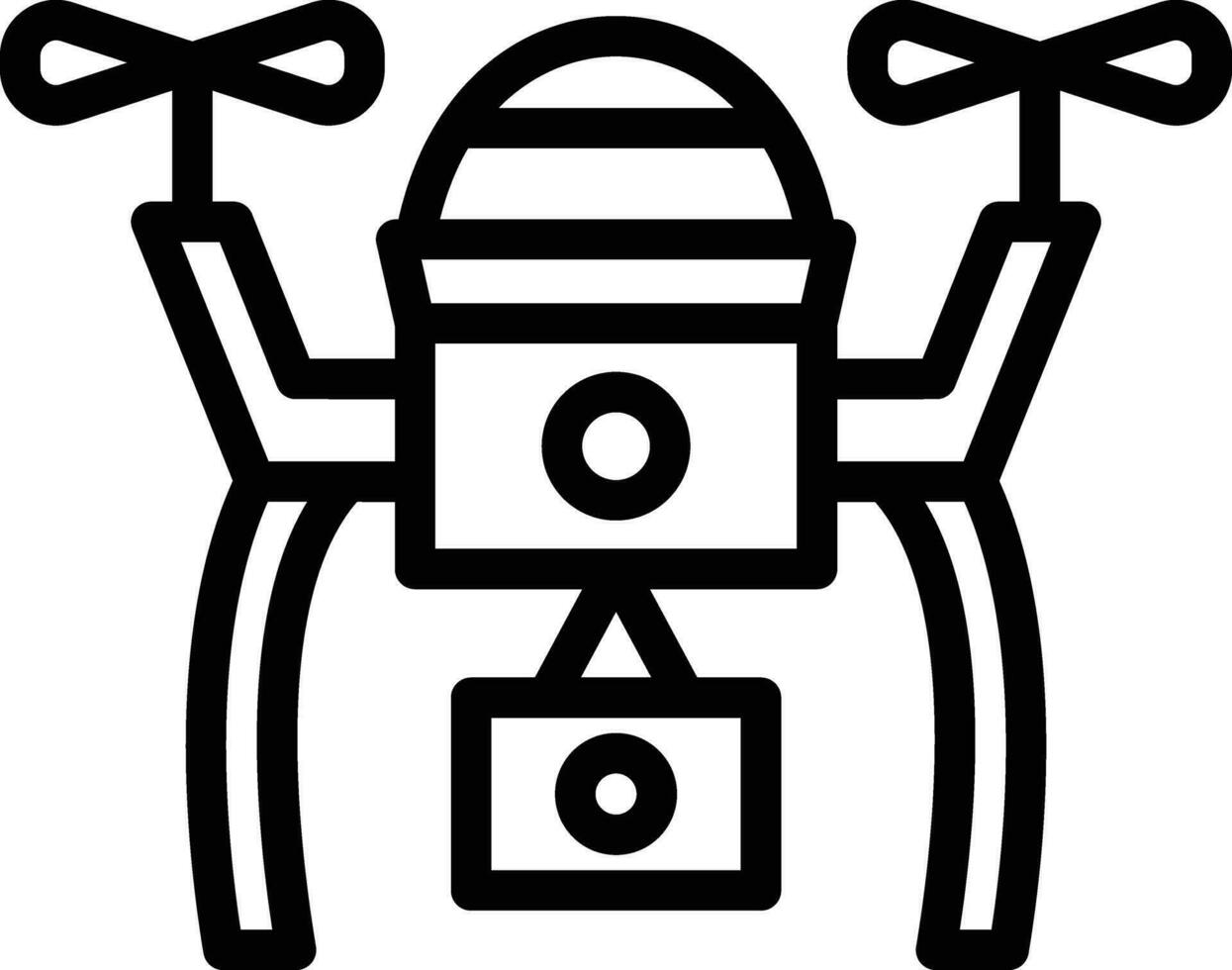 Drone Camera Vector Icon