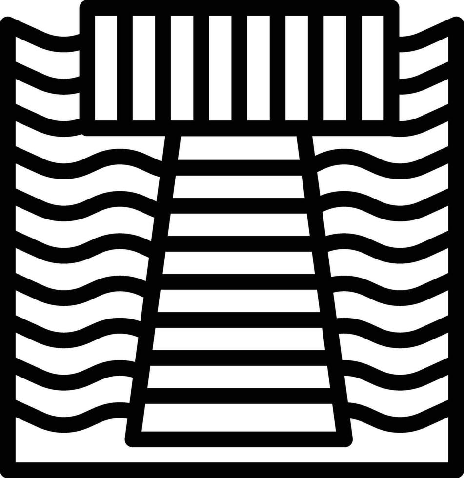Dock Landscape Vector Icon