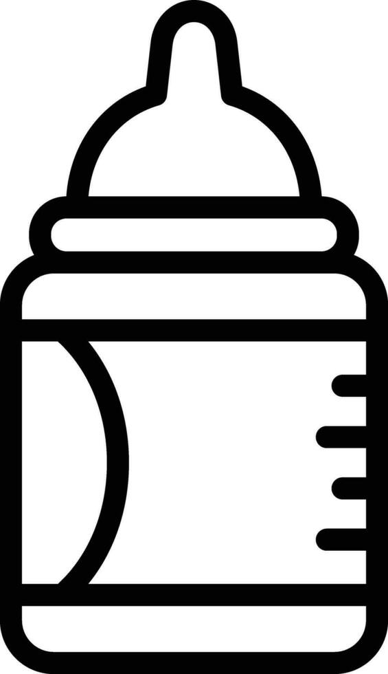 Milk Bottle Vector Icon