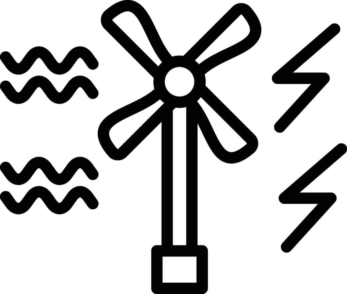 Wave Power Vector Icon