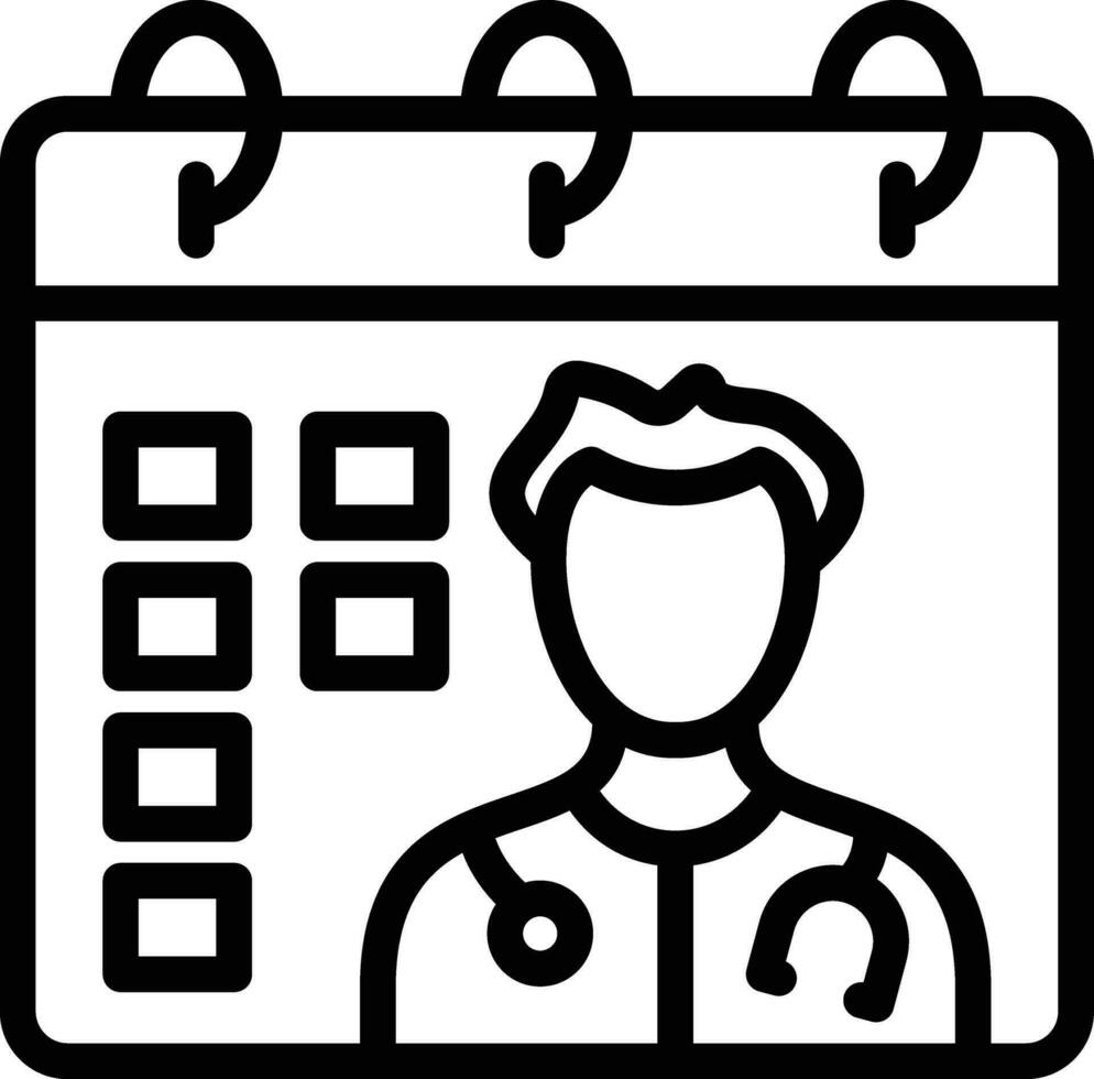 Doctor Visit Day Vector Icon