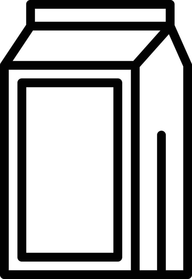 Milk Carton Vector Icon