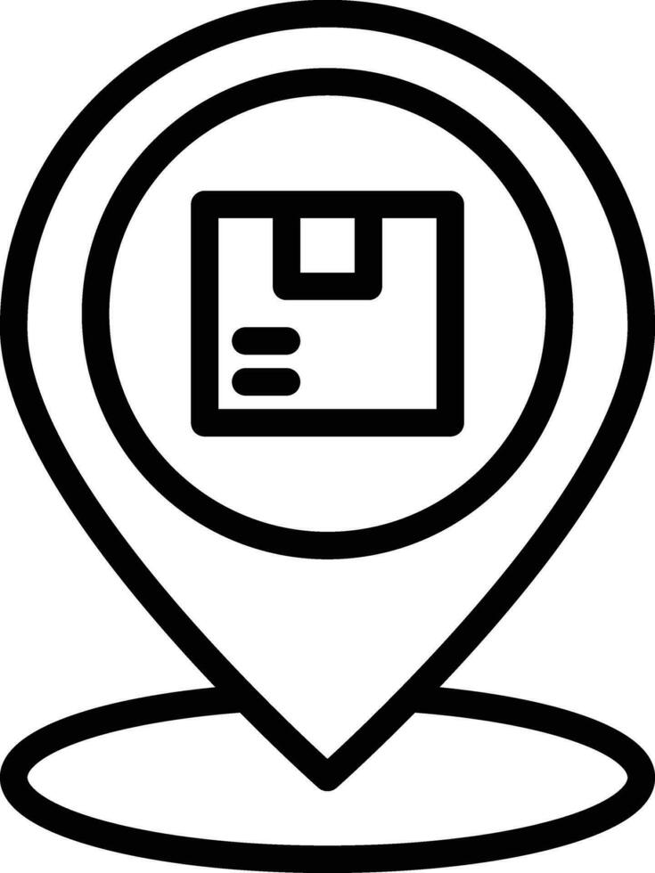 Delivery Location Vector Icon
