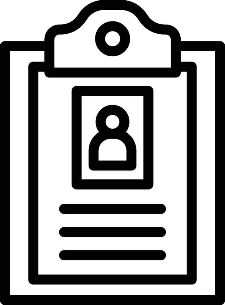 Patient Pofile Vector Icon
