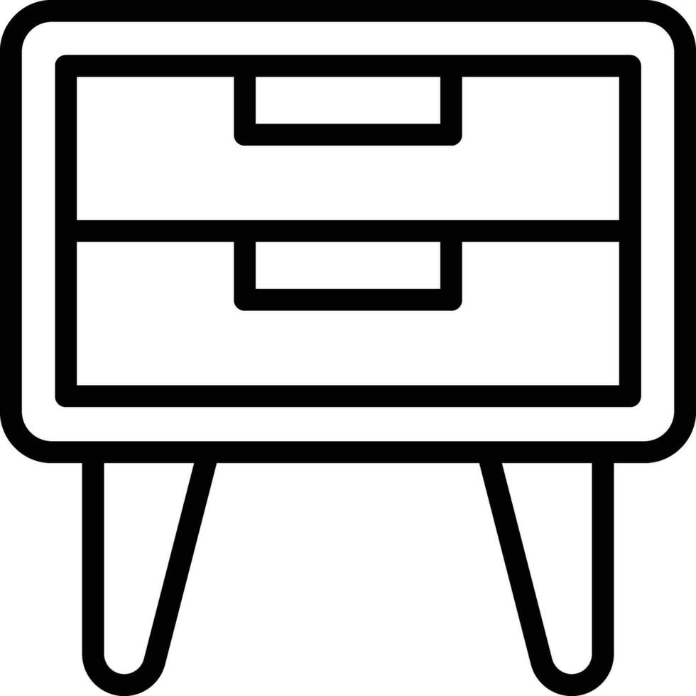Night Stand Vector Icon