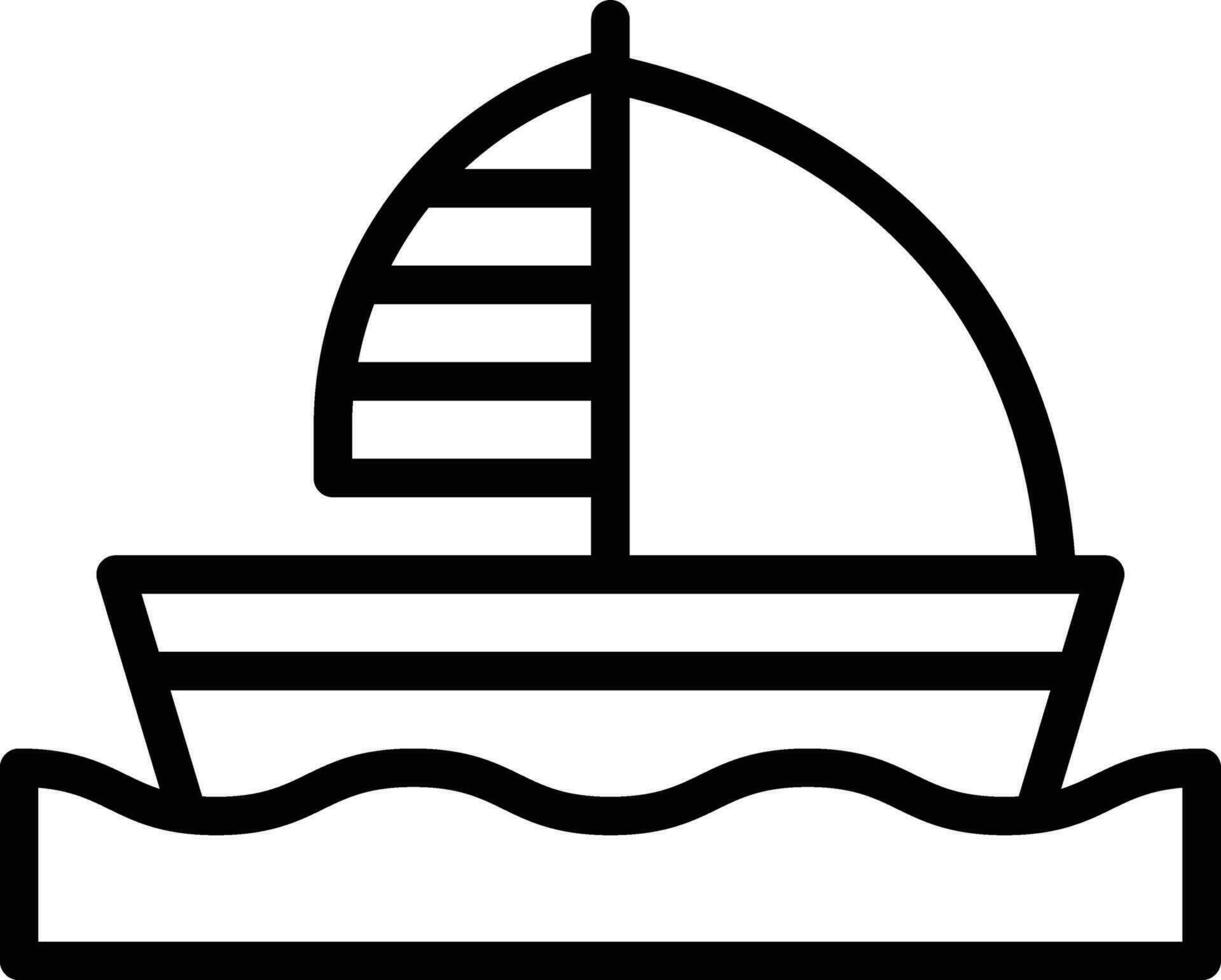 Dinghy Vector Icon