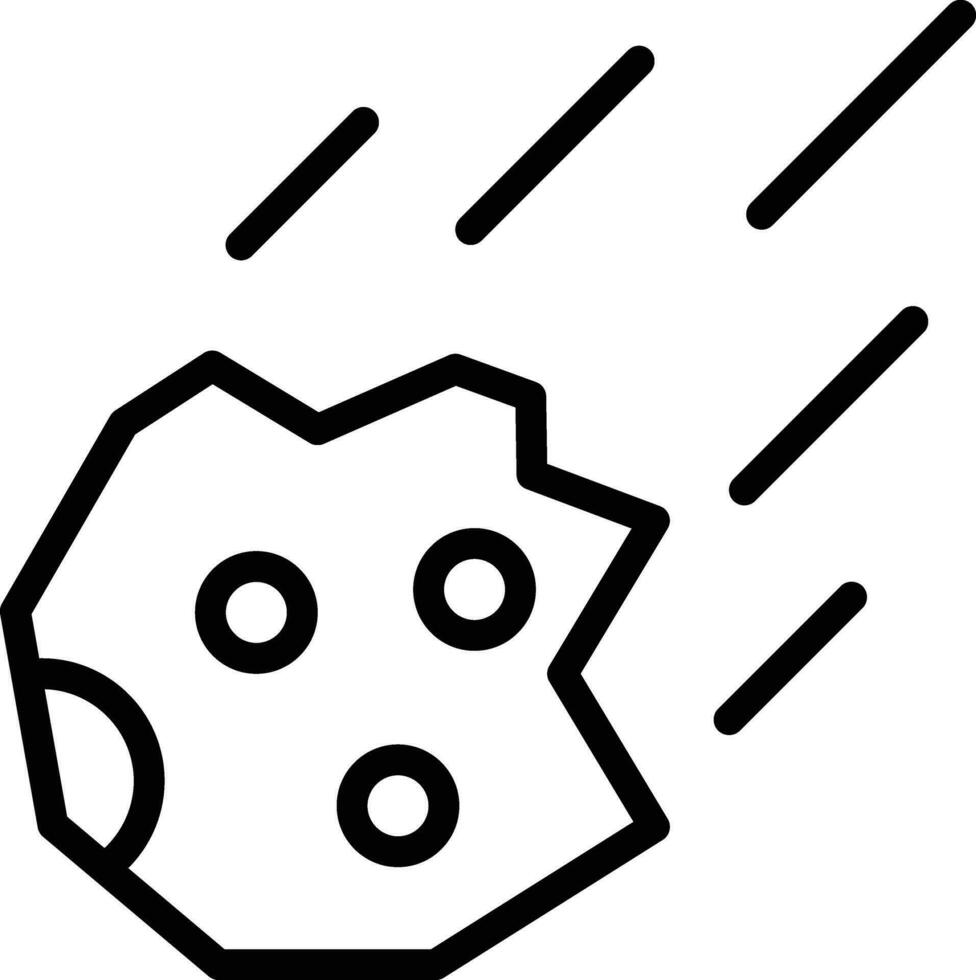 Asteroid Vector Icon