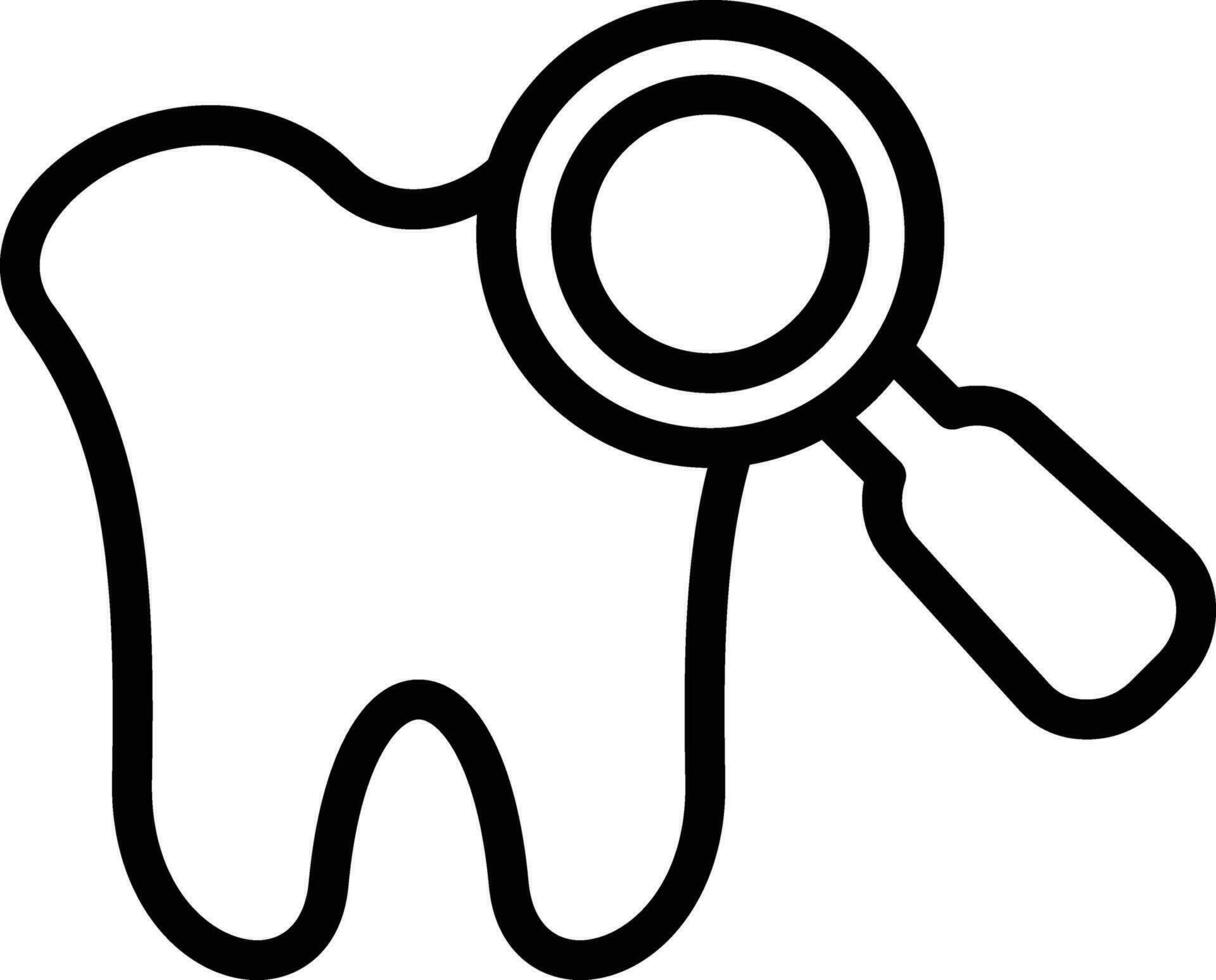 Dental Checkup Vector Icon