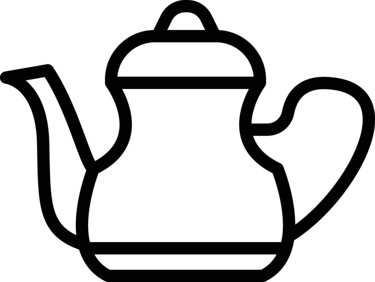 Teapot Vector Icon