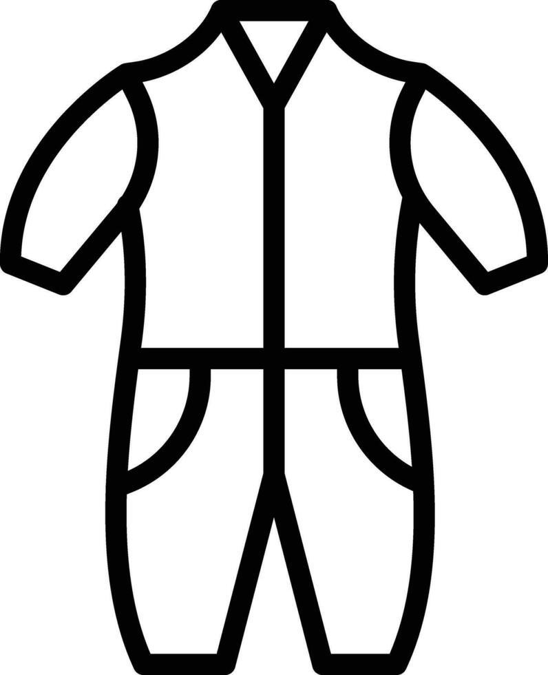 Overall Clothes Vector Icon
