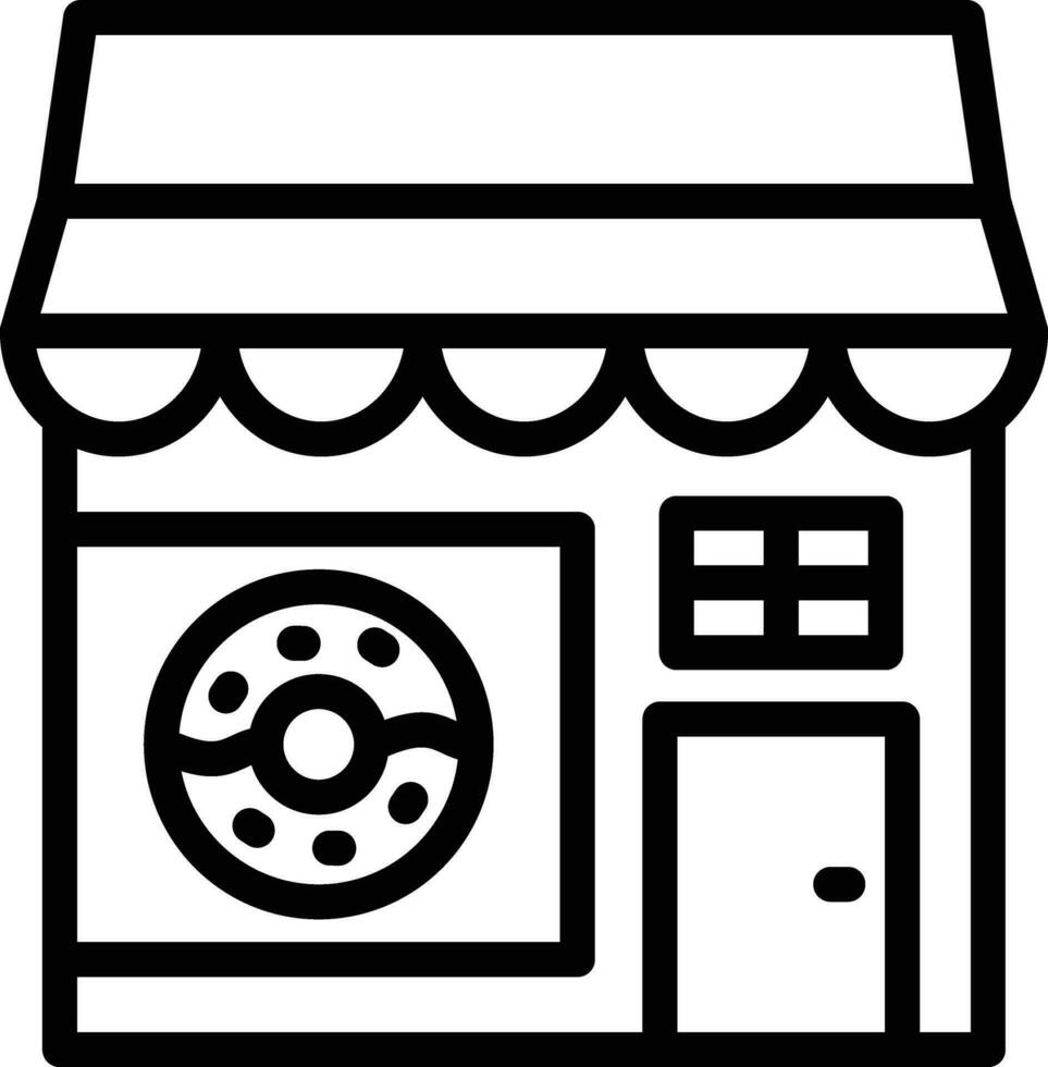 Donut Shop Vector Icon