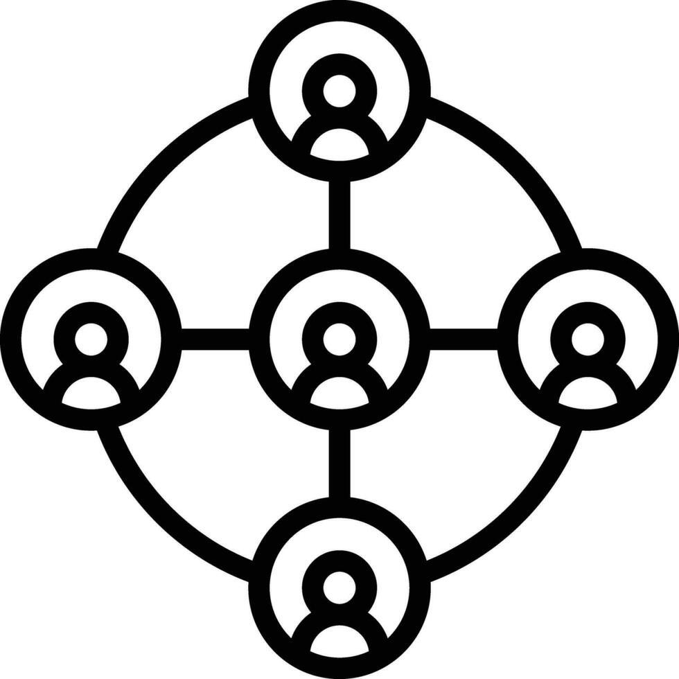 User Connection Vector Icon