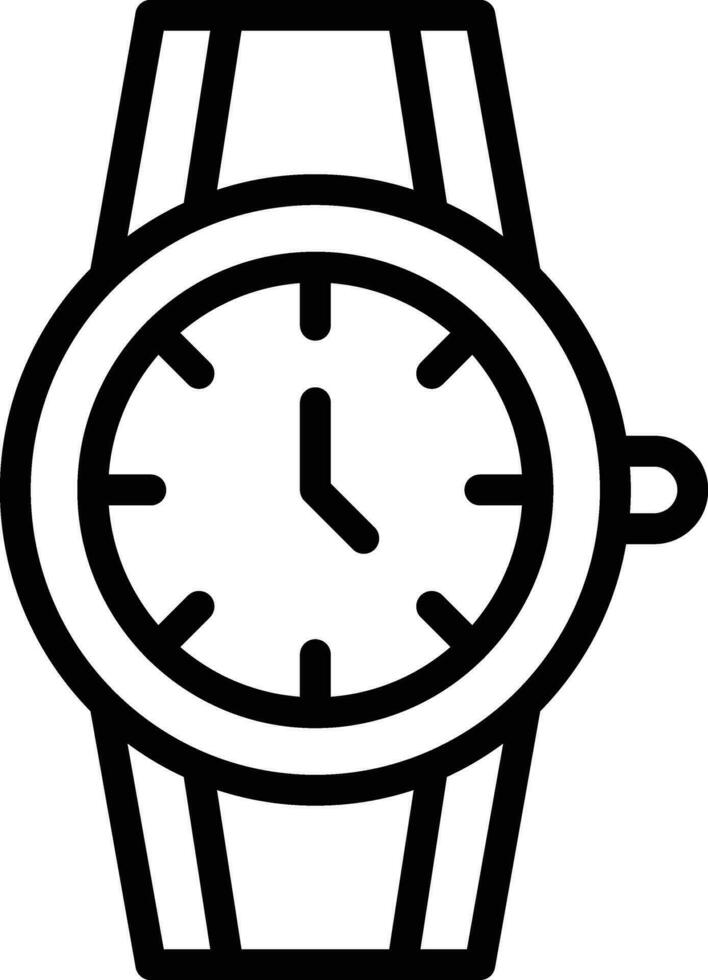 icono de vector de reloj de pulsera