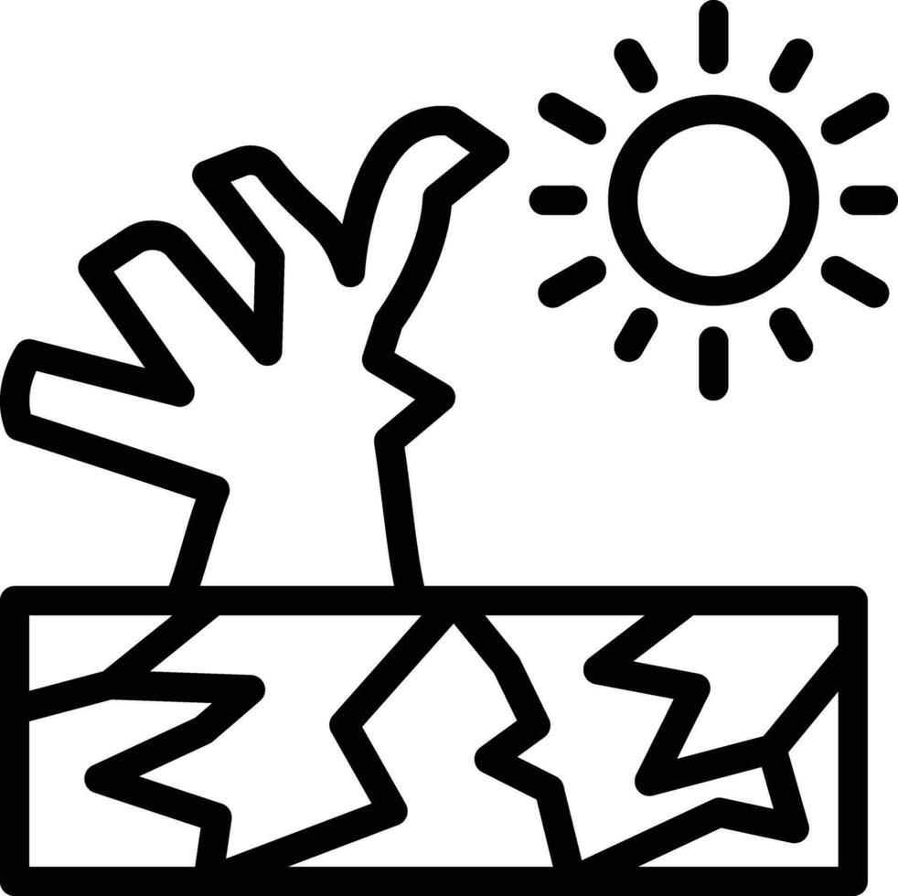 Drought Vector Icon