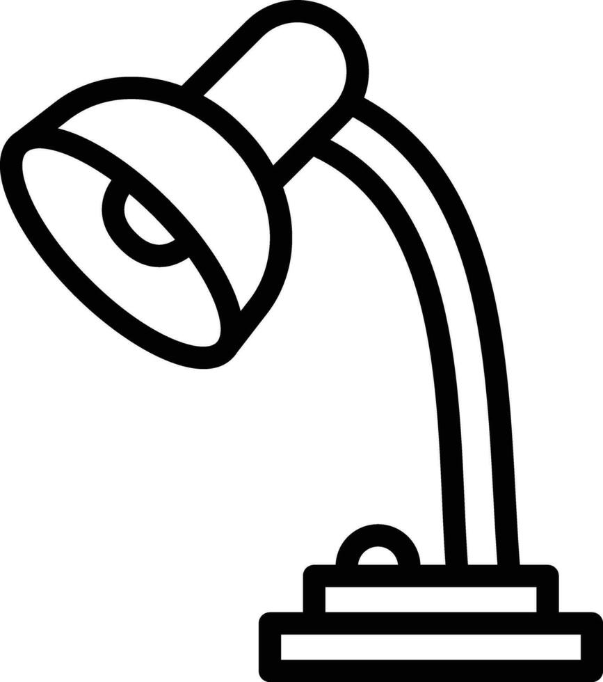 Table Lamp Vector Icon