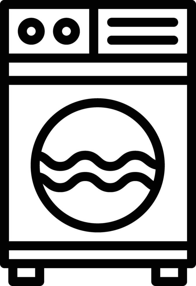 Washing Machine Vector Icon