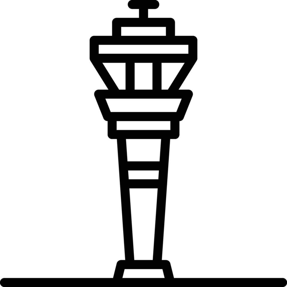 Control Tower Vector Icon