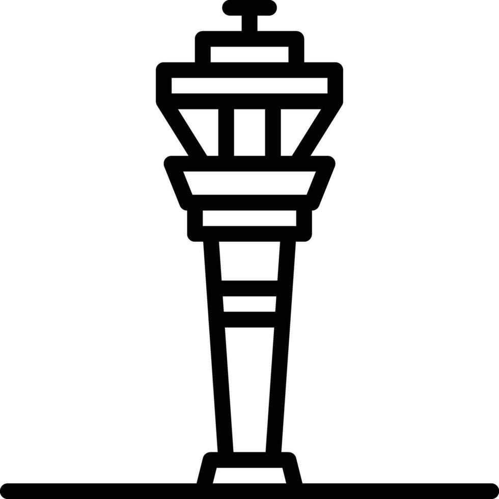 Control Tower Vector Icon