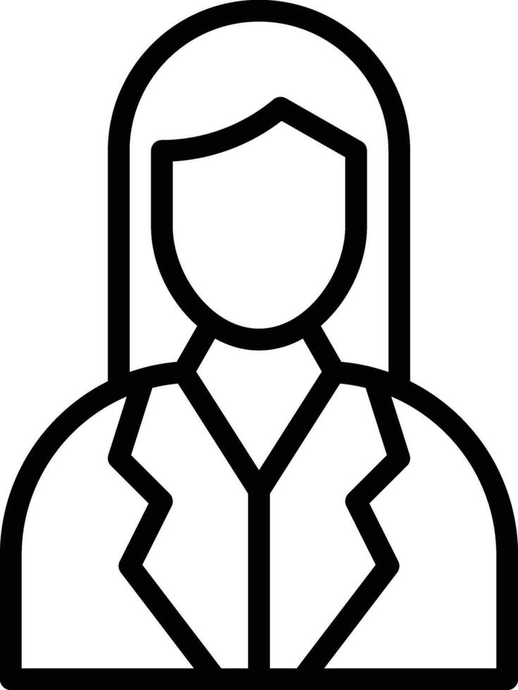 Female Financial Advisor Vector Icon