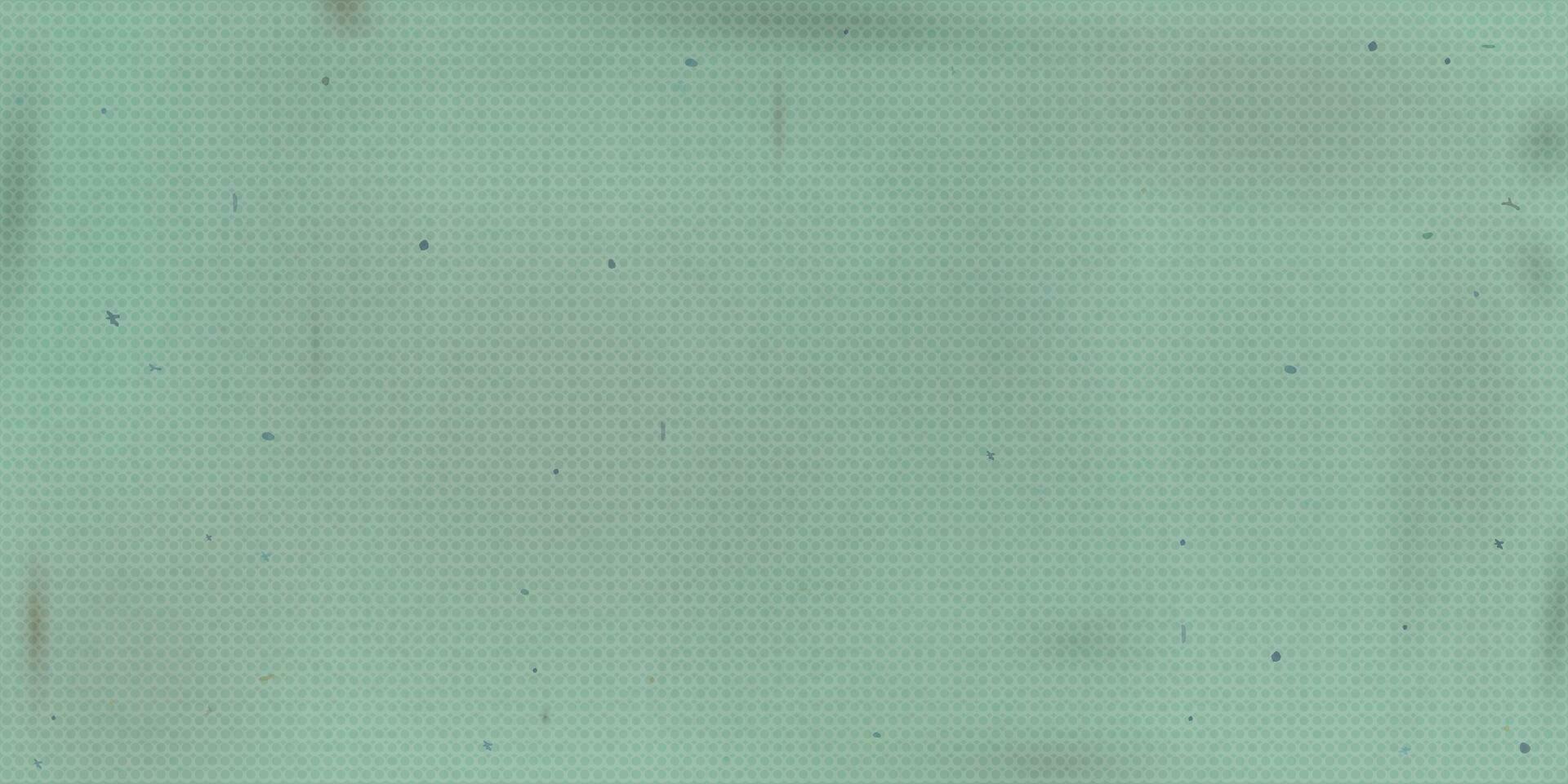 Abstract canvas with oil paint stains on green background vector illustration.