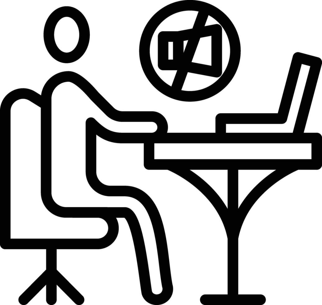 Work Distraction Vector Icon