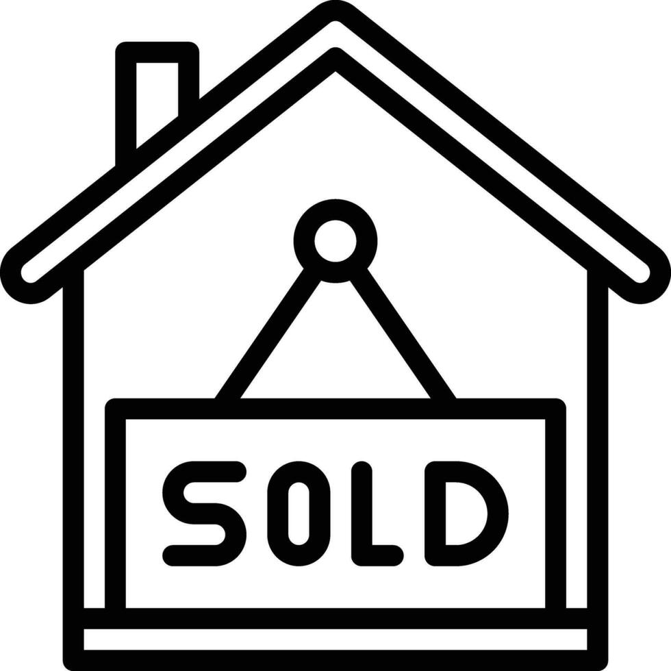 Property Sold Vector Icon