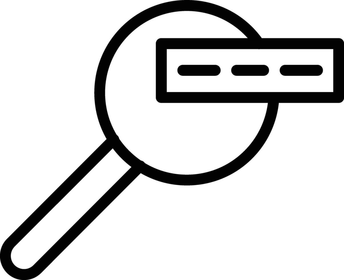 Keywords Search Vector Icon